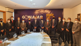 Presidente da CONAMP recebe senadores em visita de cortesia