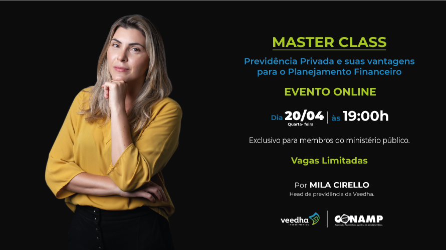 Previdência privada é tema de masterclass gratuita 