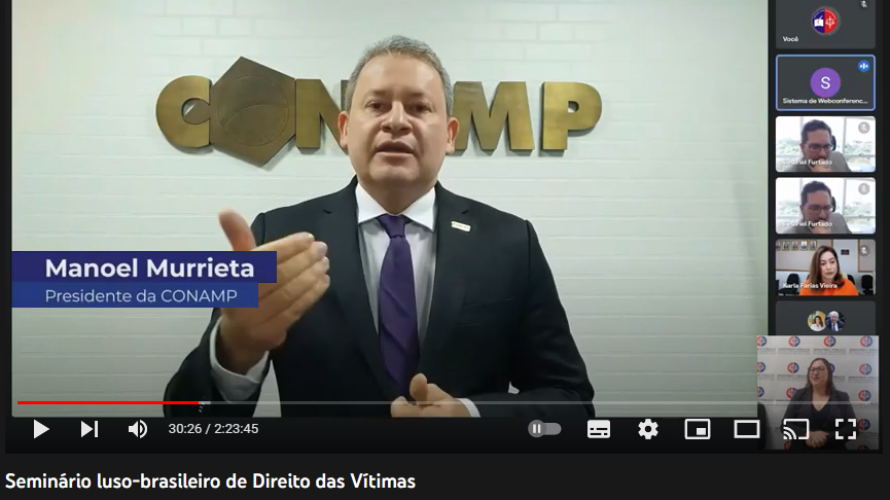 CONAMP participa de seminário Luso-brasileiro de Direito das Vítimas