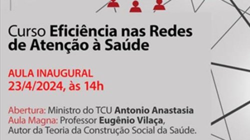 TCU abre vagas para curso virtual "eficiência nas redes de atenção à saúde"