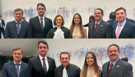 Marluce Caldas e Carlos Pires Brandão são empossados como ministros do STJ