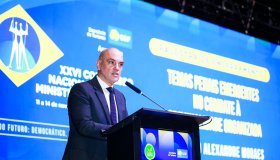 Ministro Alexandre de Moraes defende banco de dados conjunto do MP e do Judiciário para estratégias contra o crime organizado