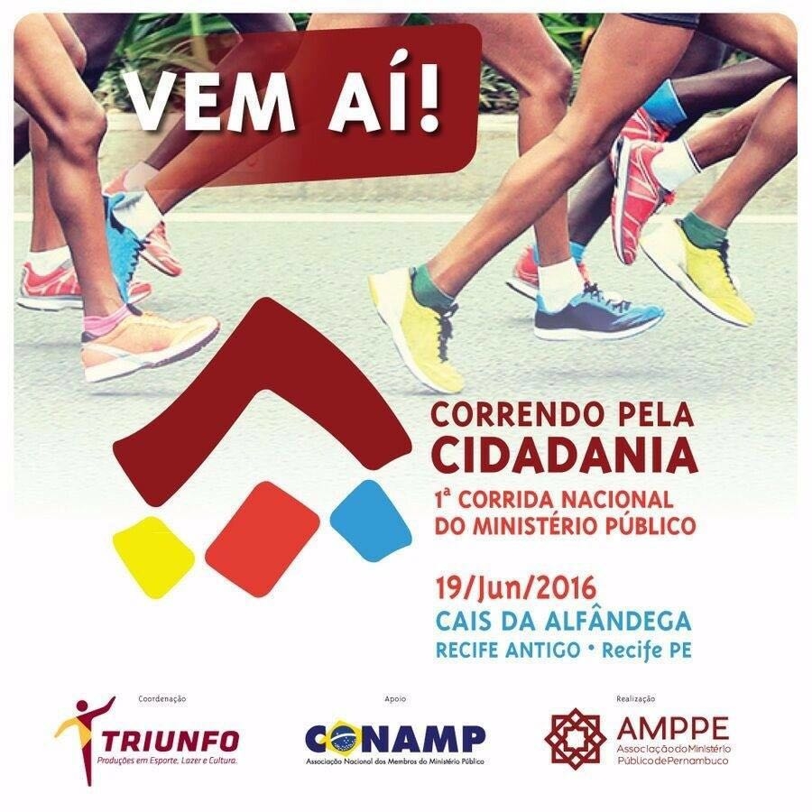 Inscrições para a 1ª Corrida Nacional do Ministério Público seguem até o dia 16