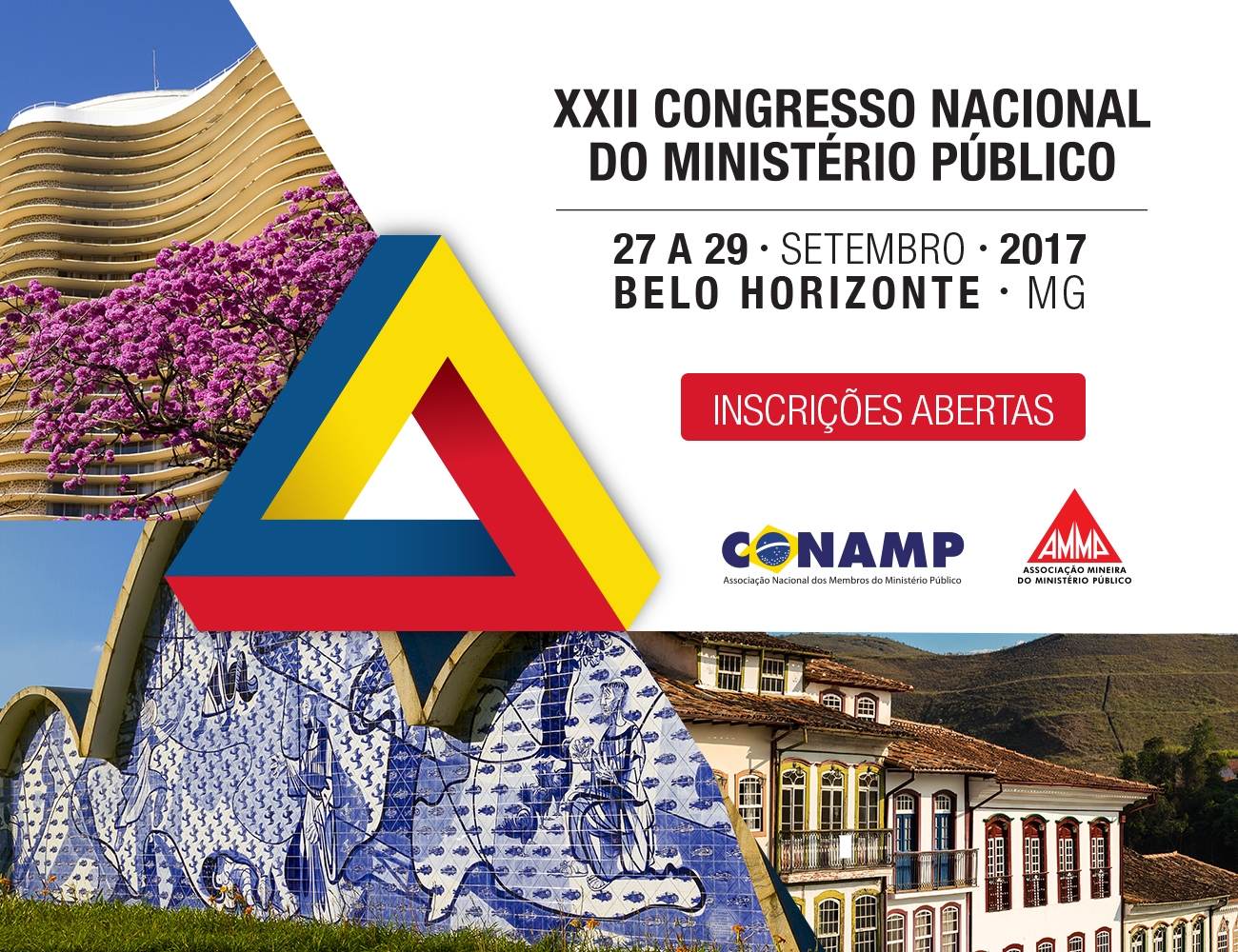 Estão abertas as inscrições para o XXII Congresso Nacional do Ministério Público
