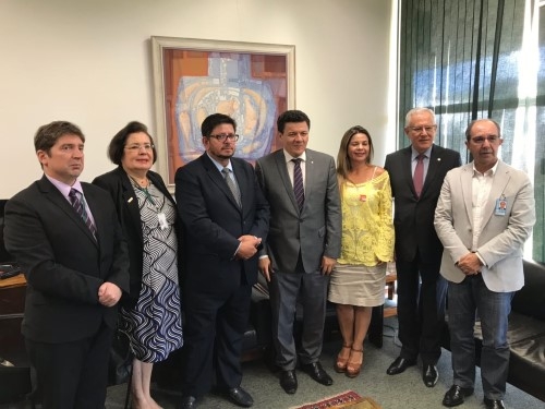 Representantes da Frentas se reúnem com o deputado Fabio Ramalho