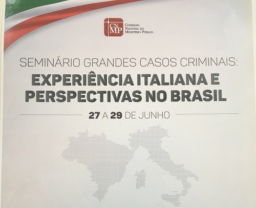 Inscrições abertas para o seminário sobre grandes casos criminais no Brasil e na Itália