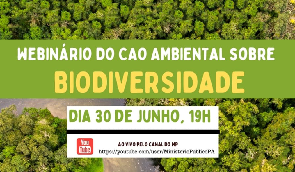 Webinário do CAO ambiental sobre biodiversidade