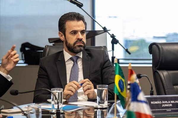 18/01/2023 O procurador-geral de Justiça do DF e Territórios, Georges Seigneur, durante reunião do CNPG, na sala do Conselho Superior do MPDFT. FOTO ED FERREIRA/MPDFT.