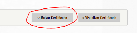 botao baixar certificado